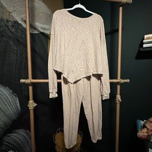 Free People Beach sweater set loungewear